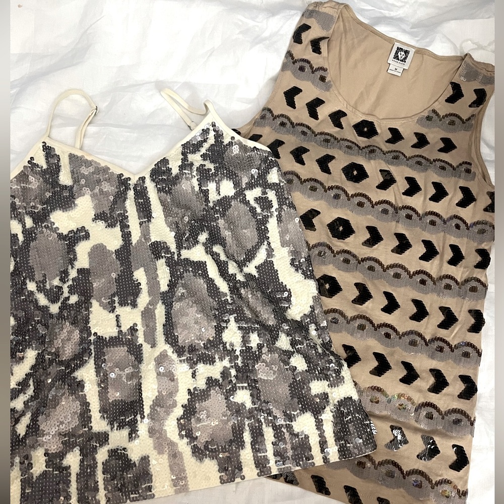 Moda International Sequenced Tank Top Lot